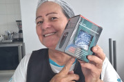 Brinde aniversário na Empresa Risotolândia, Paranaguá PR