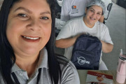 Visita de base na Empresa Risotolândia unidade Escola Municipal Sully da Rosa Vilarinho, Paranaguá PR 