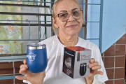 Entrega de brinde de aniversário mês de junho Paranaguá