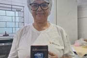 Entrega de brinde de aniversário mês de Agosto