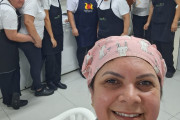 Visita de base na Unidade Hospital Regional do Litoral Paranaguá na Empresa Nutrindo, Paranaguá pr